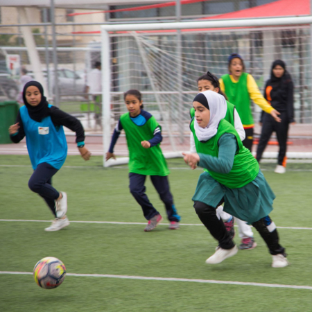 Girls football in Jordan strengthens girls' self-confidence