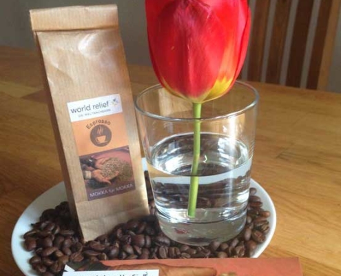 Drink mocha coffee and help with a donation to Yemen