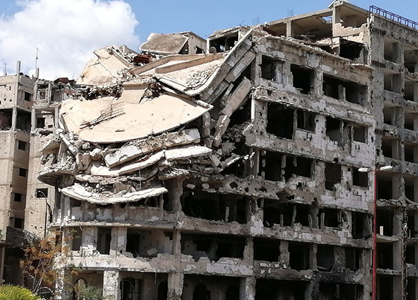 Reconstruction Syria - Damaged houses